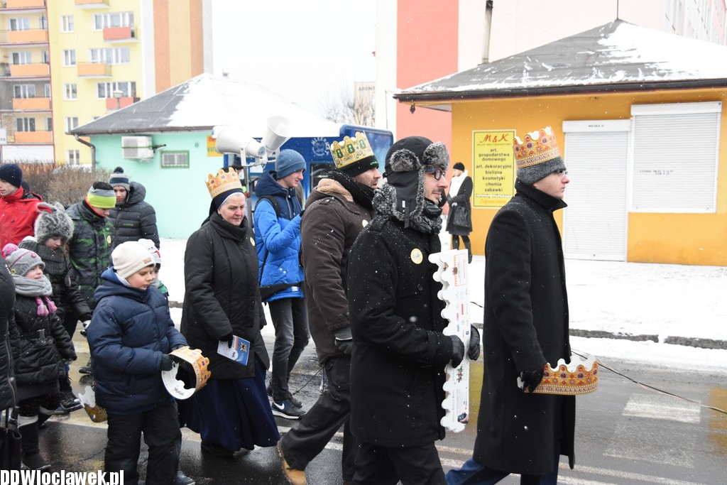 Orszak Trzech Króli na ulicach Włocławka
