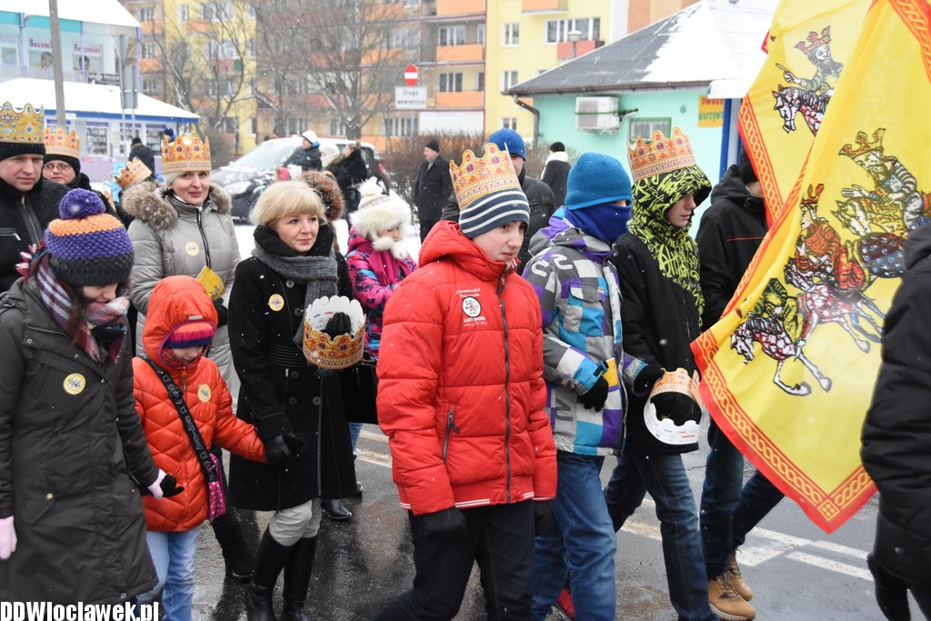 Orszak Trzech Króli na ulicach Włocławka