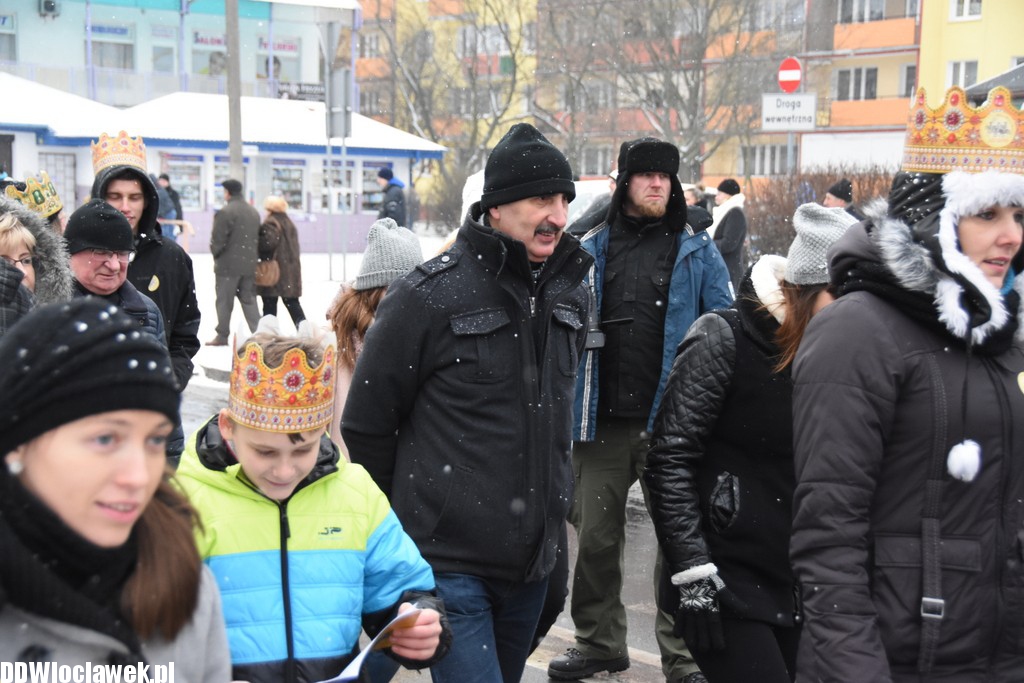 Orszak Trzech Króli na ulicach Włocławka