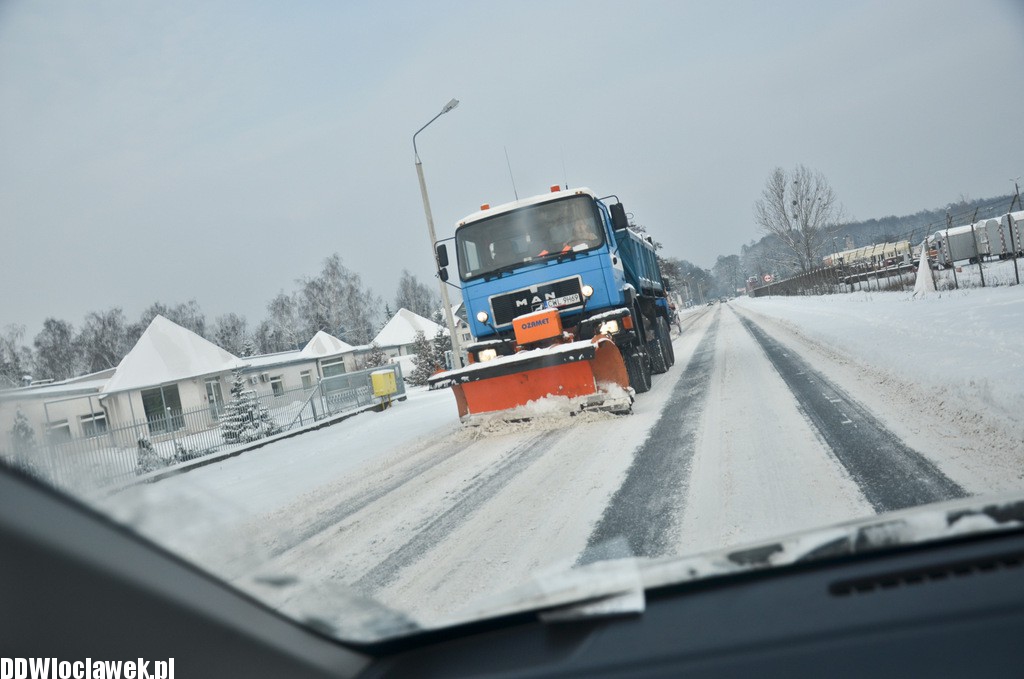 Odśnieżanie dróg w powiecie