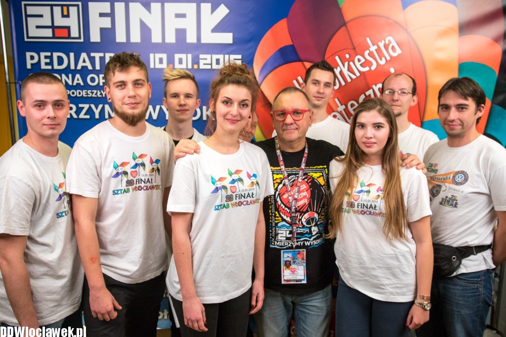 Sztab WOŚP z Włocławka u Jurka Owsiaka