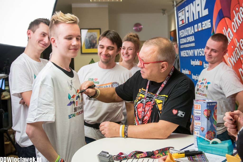 Sztab WOŚP z Włocławka u Jurka Owsiaka