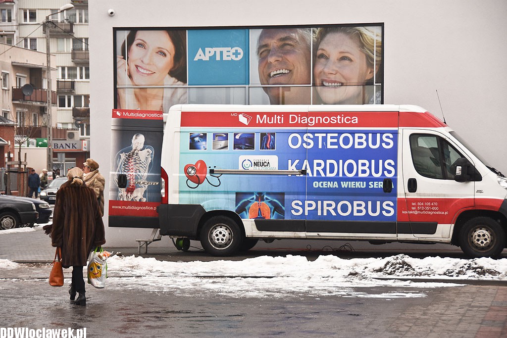 Cardiobus koło apteki Omega. Przebadaj się!