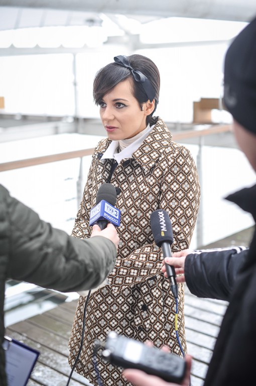 Aneta Figiel kręci teledysk na przystani