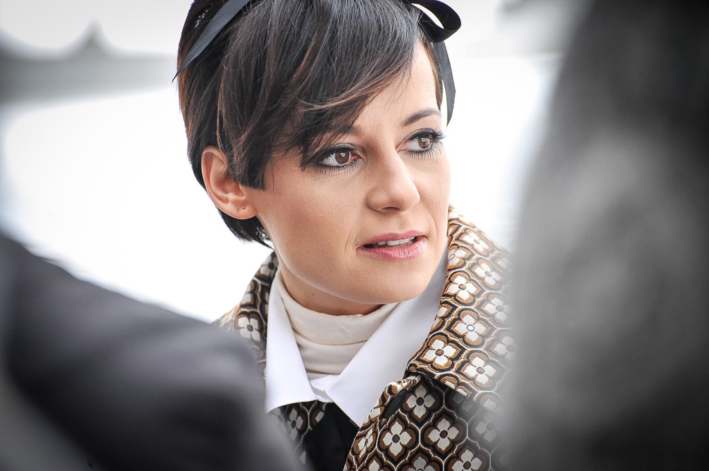Aneta Figiel kręci teledysk na przystani