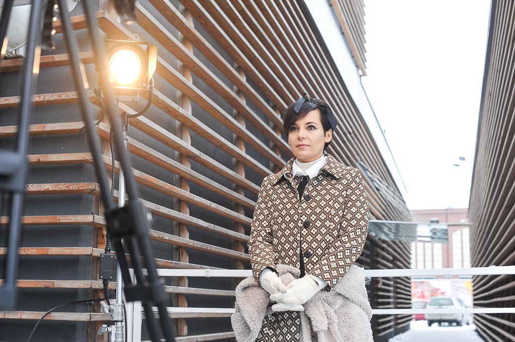 Aneta Figiel kręci teledysk na przystani