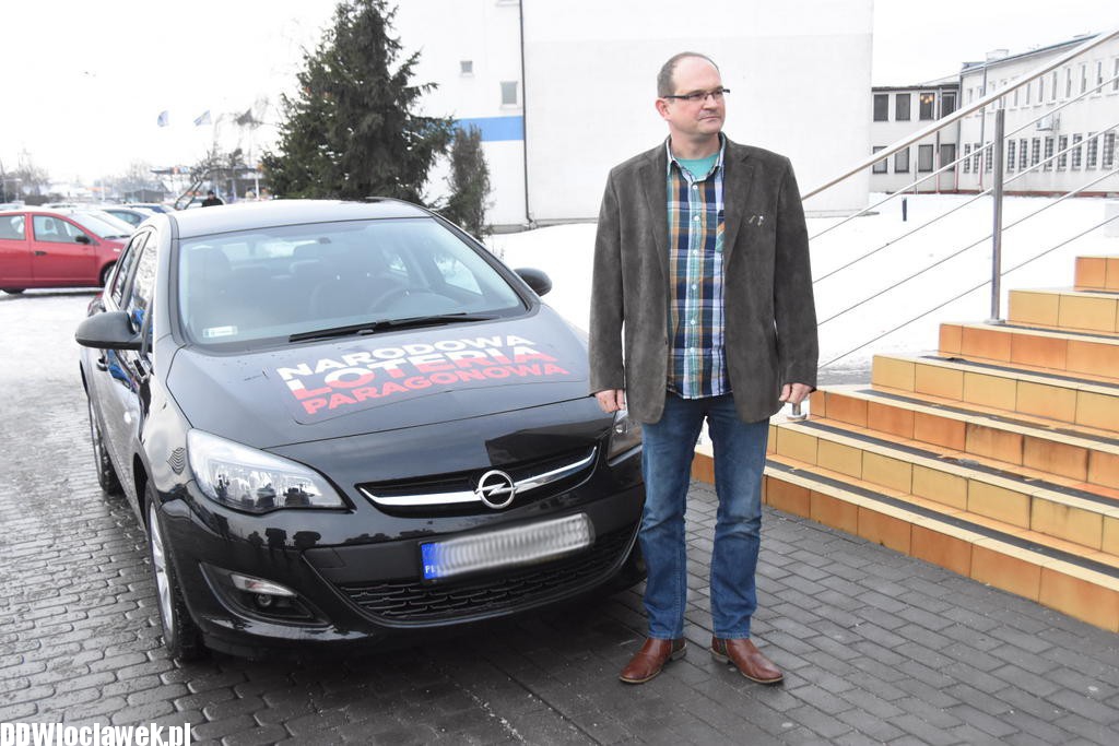Piotr Głogowski - laureat Loterii Paragonowej