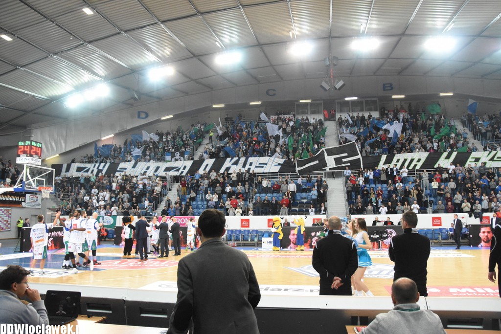 Kibice na meczu Anwil - Stal Ostrów