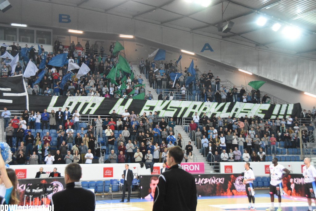 Kibice na meczu Anwil - Stal Ostrów