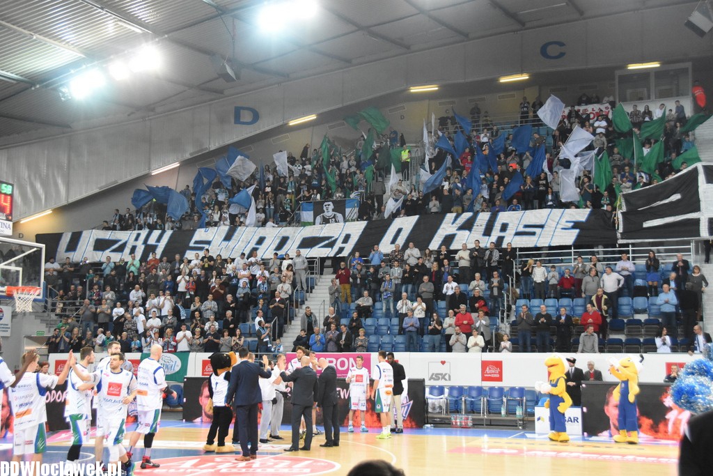 Kibice na meczu Anwil - Stal Ostrów