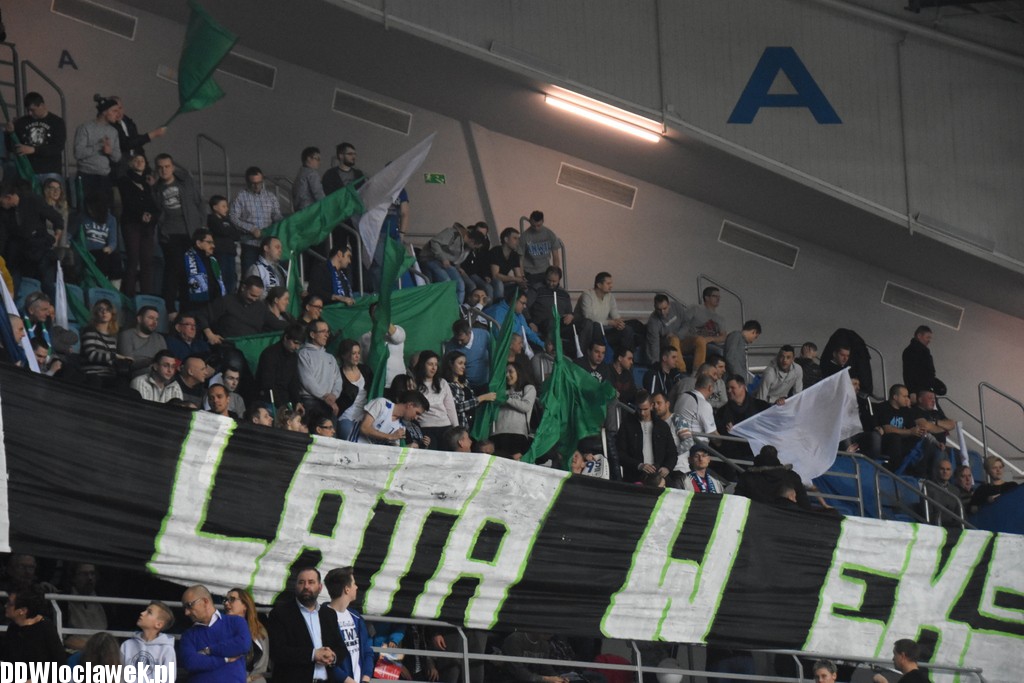 Kibice na meczu Anwil - Stal Ostrów