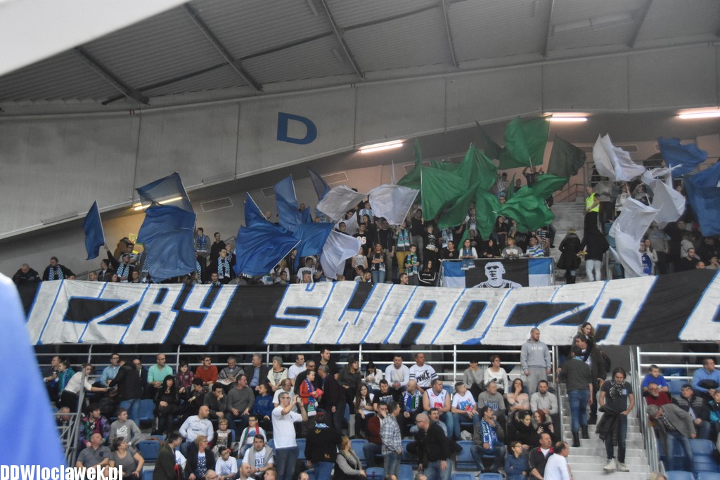Kibice na meczu Anwil - Stal Ostrów