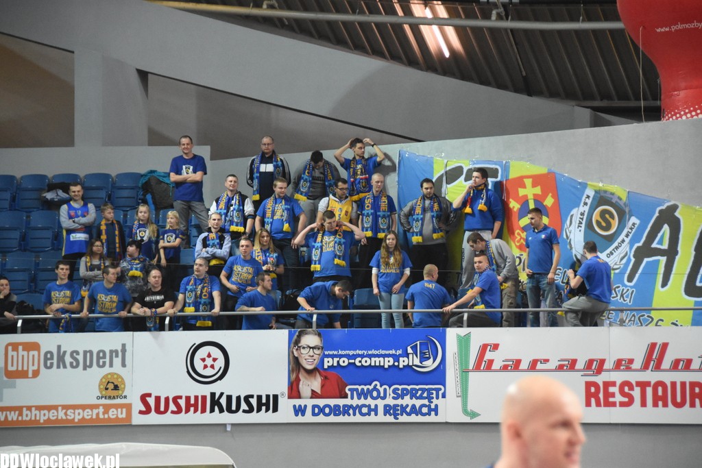 Kibice na meczu Anwil - Stal Ostrów