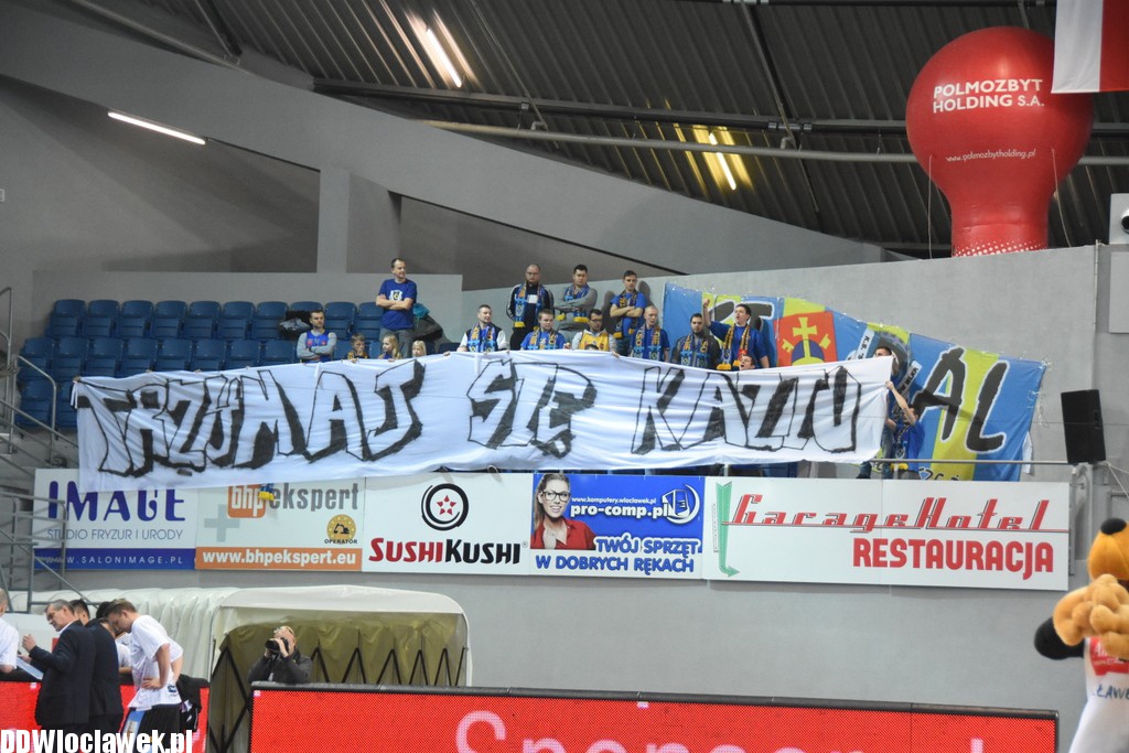 Kibice na meczu Anwil - Stal Ostrów