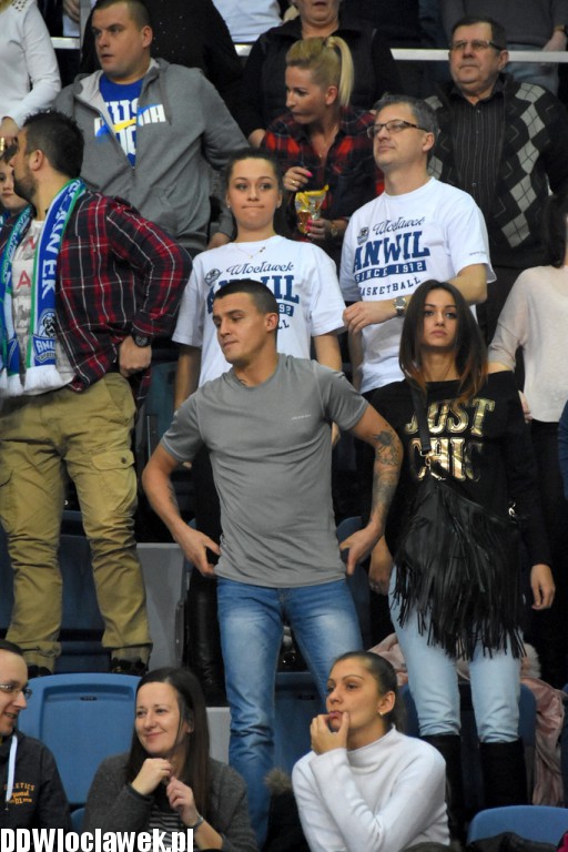 Kibice na meczu Anwil - Stal Ostrów