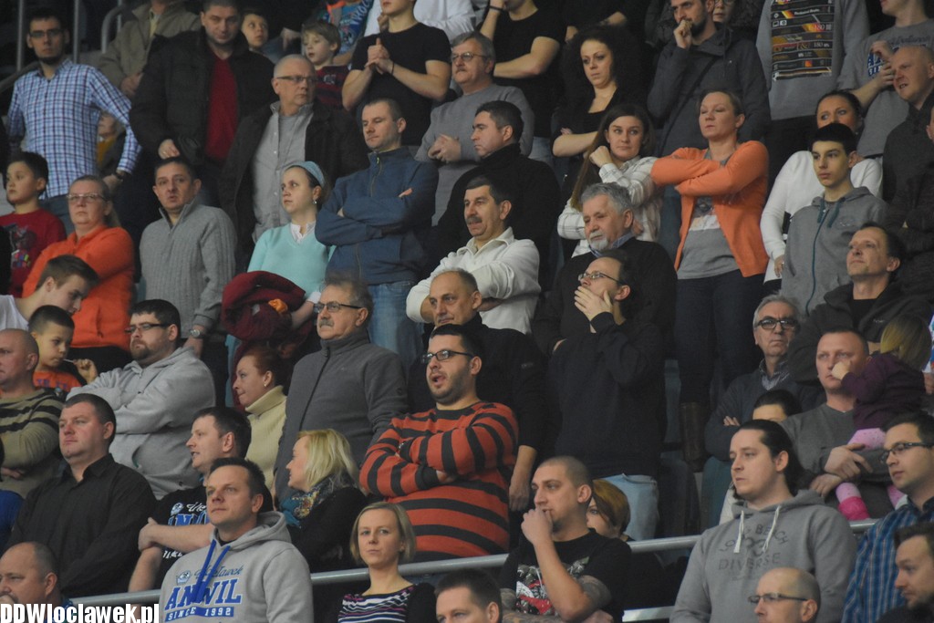 Kibice na meczu Anwil - Stal Ostrów