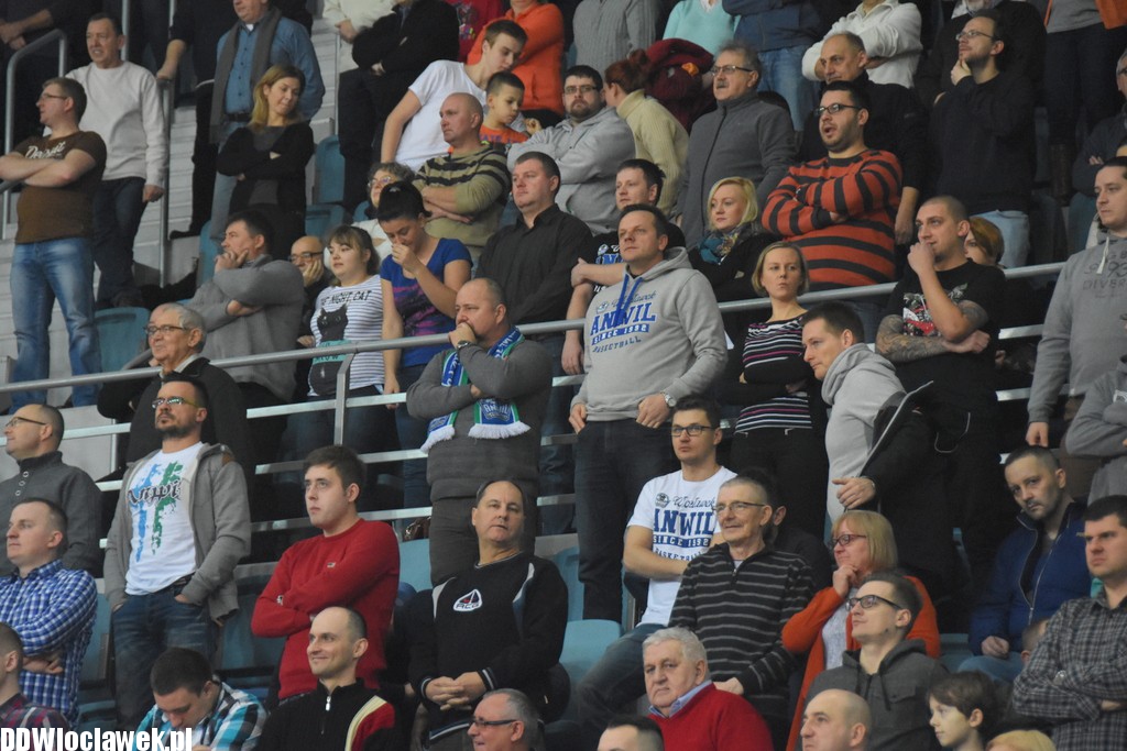 Kibice na meczu Anwil - Stal Ostrów