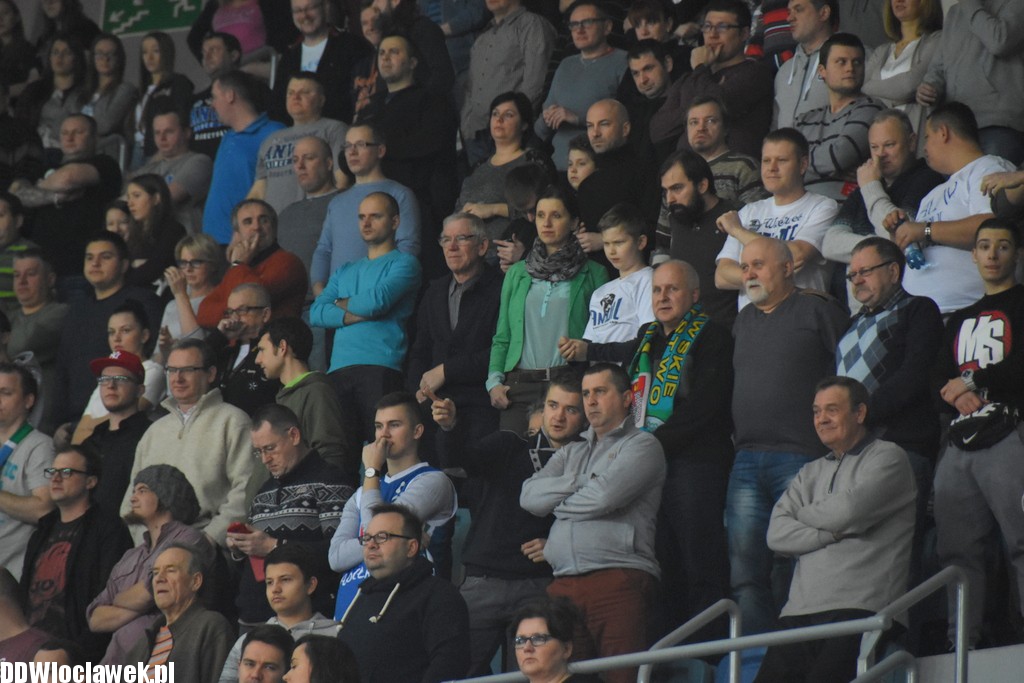Kibice na meczu Anwil - Stal Ostrów