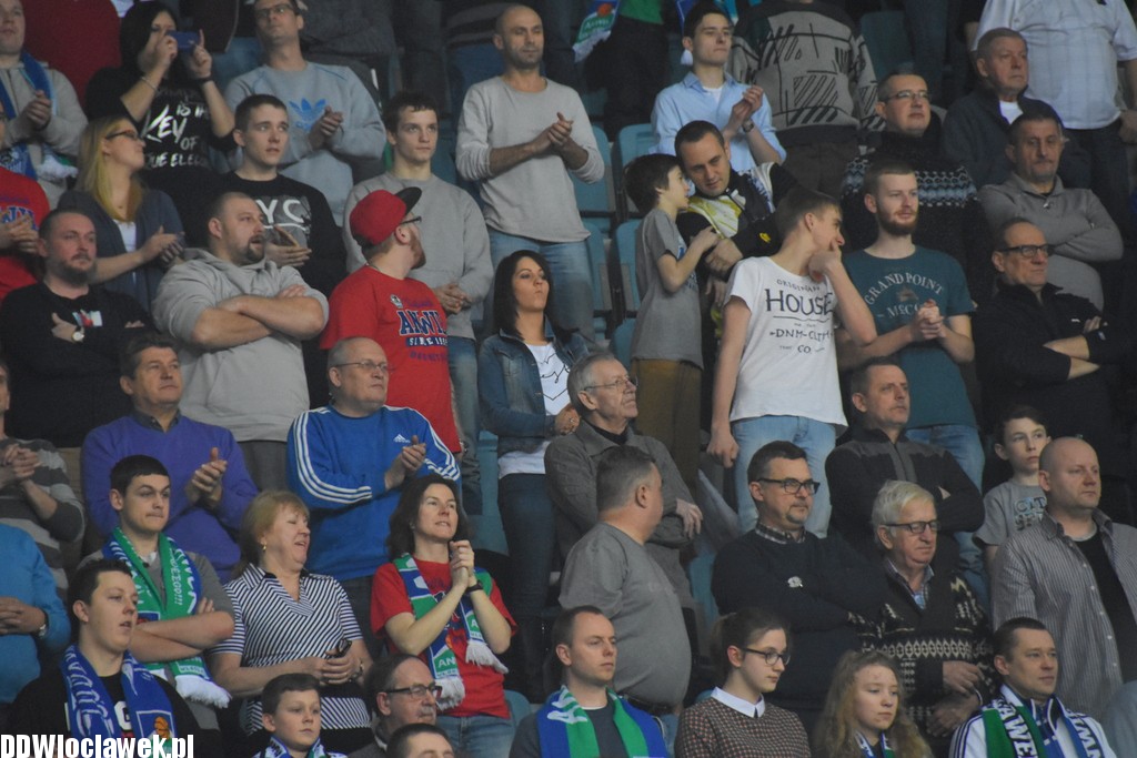 Kibice na meczu Anwil - Stal Ostrów