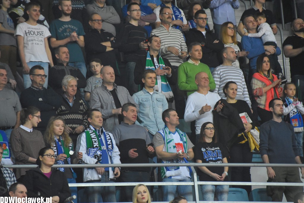 Kibice na meczu Anwil - Stal Ostrów