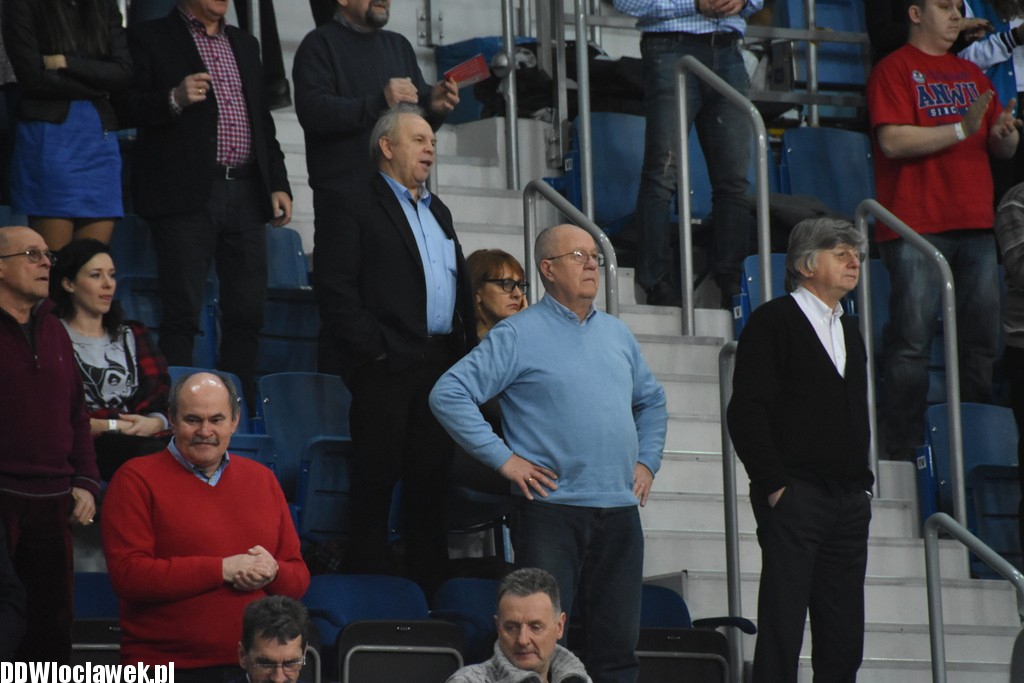 Kibice na meczu Anwil - Stal Ostrów