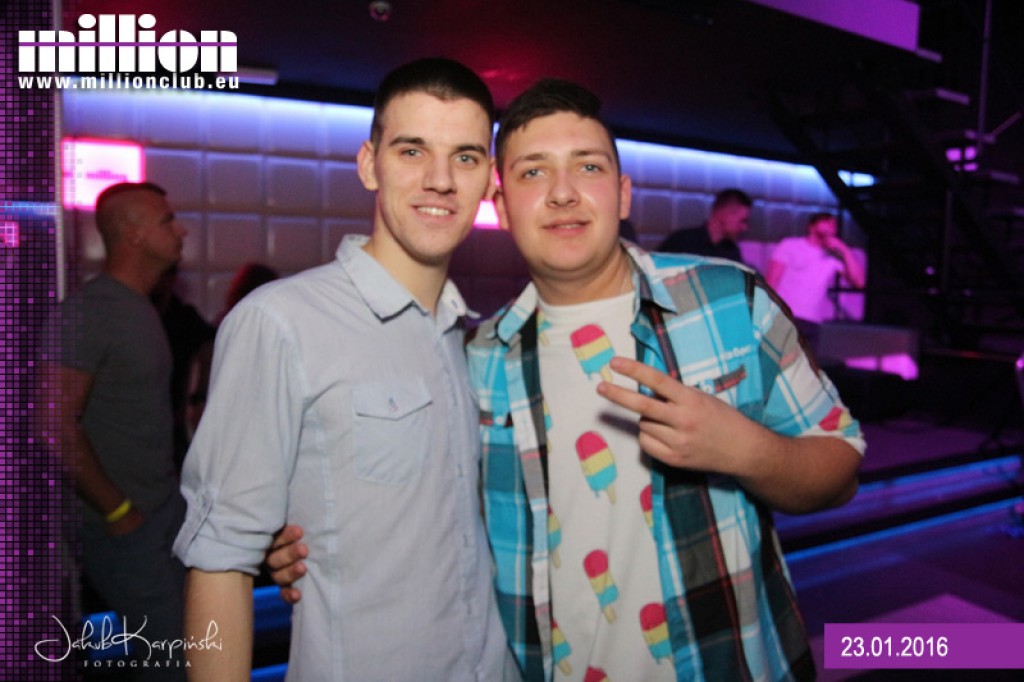 Sobota 23.01 Million Club