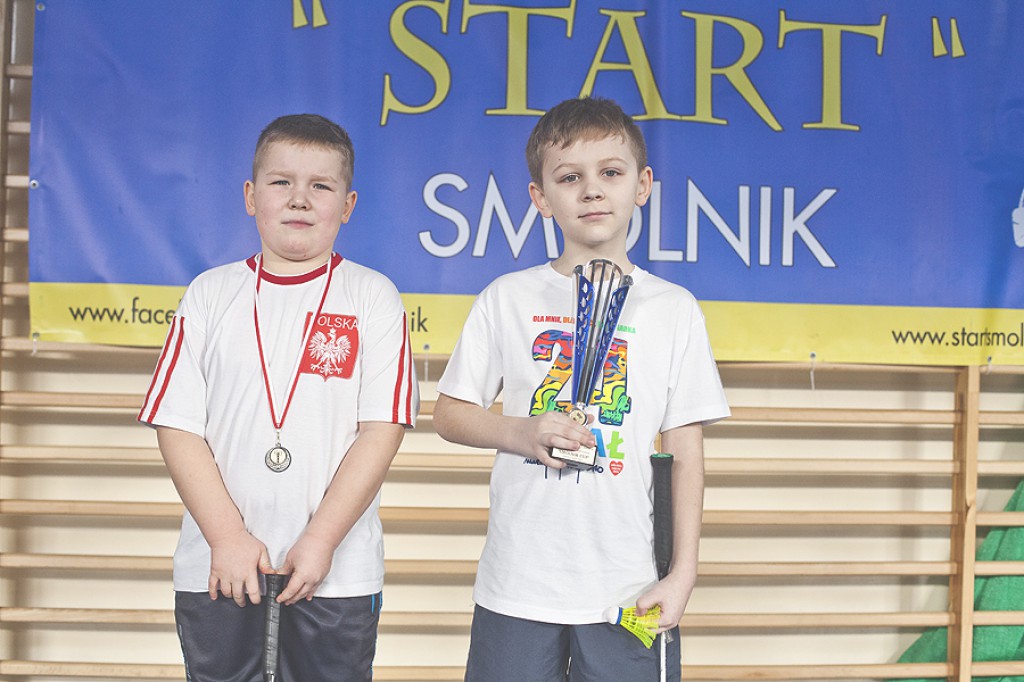 Turniej badmintona w Smólniku