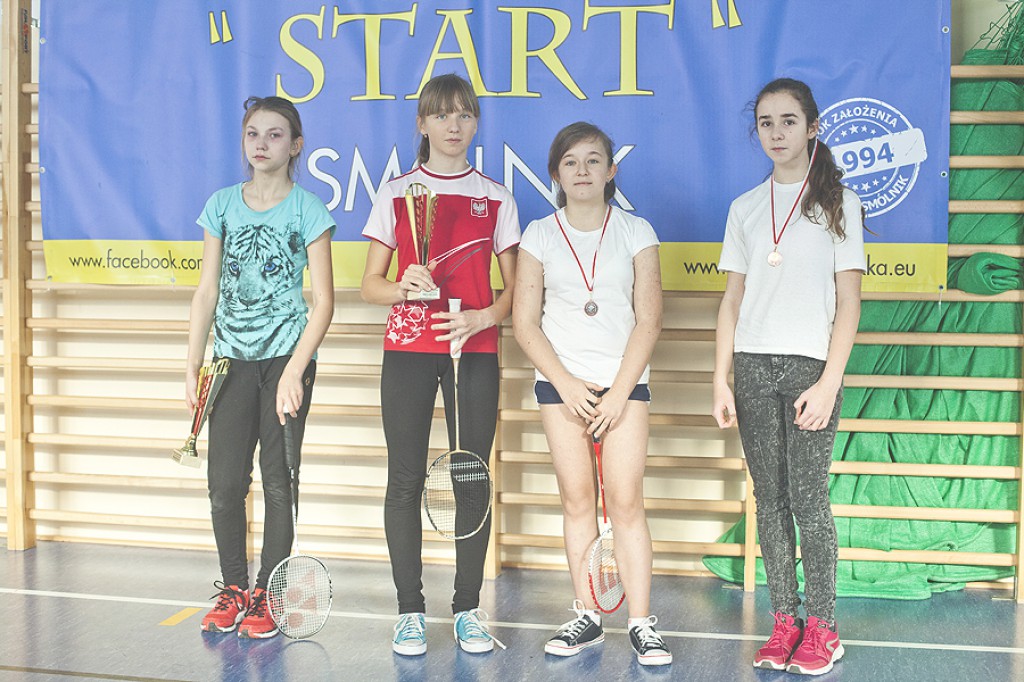 Turniej badmintona w Smólniku