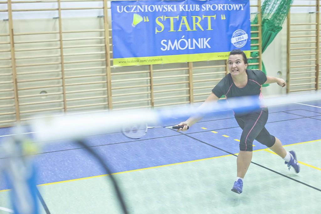 Turniej badmintona w Smólniku