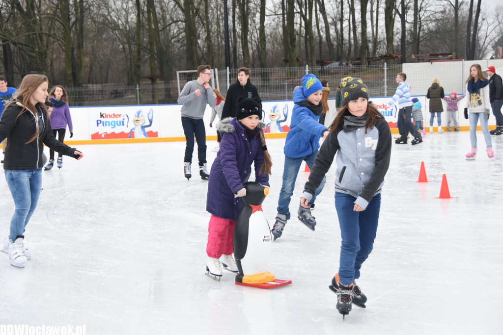 Ferie zimowe na małym lodowisku