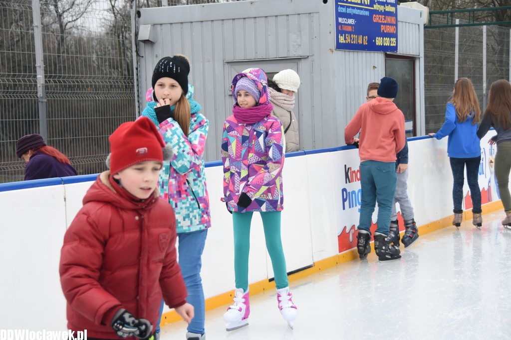 Ferie zimowe na małym lodowisku