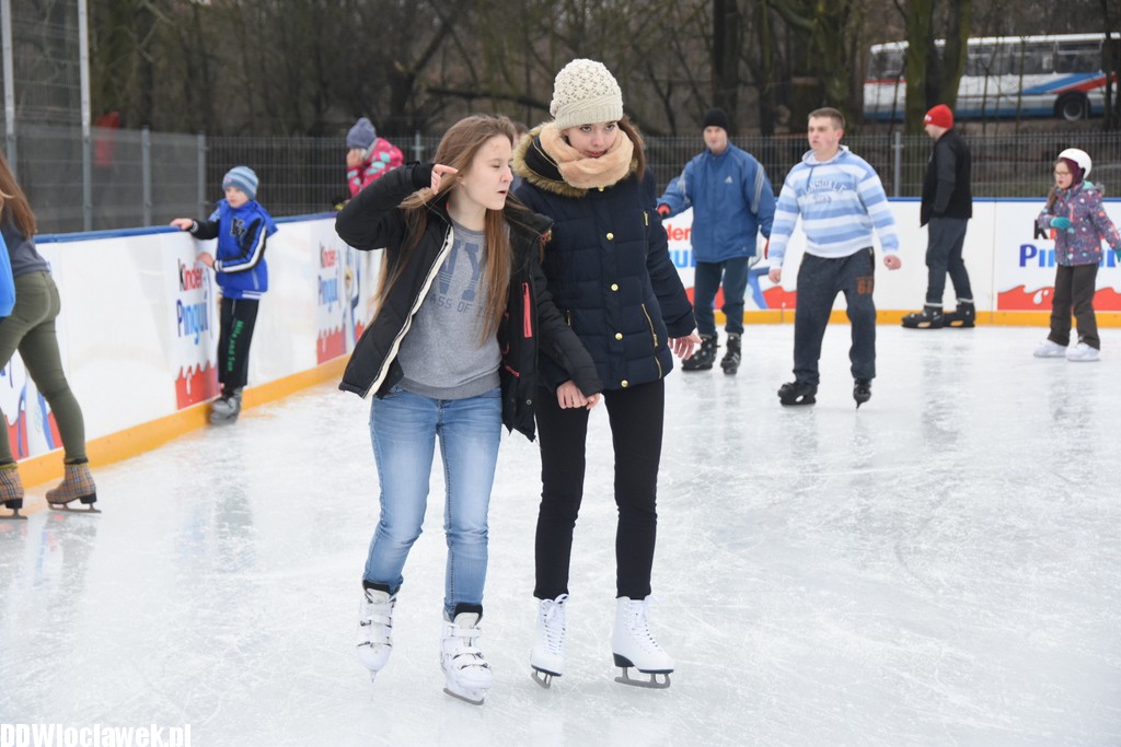 Ferie zimowe na małym lodowisku