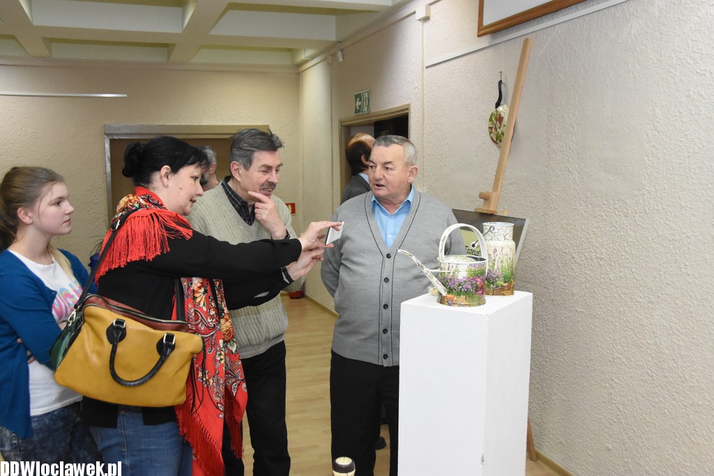 Wernisaż wystawy w bibliotece
