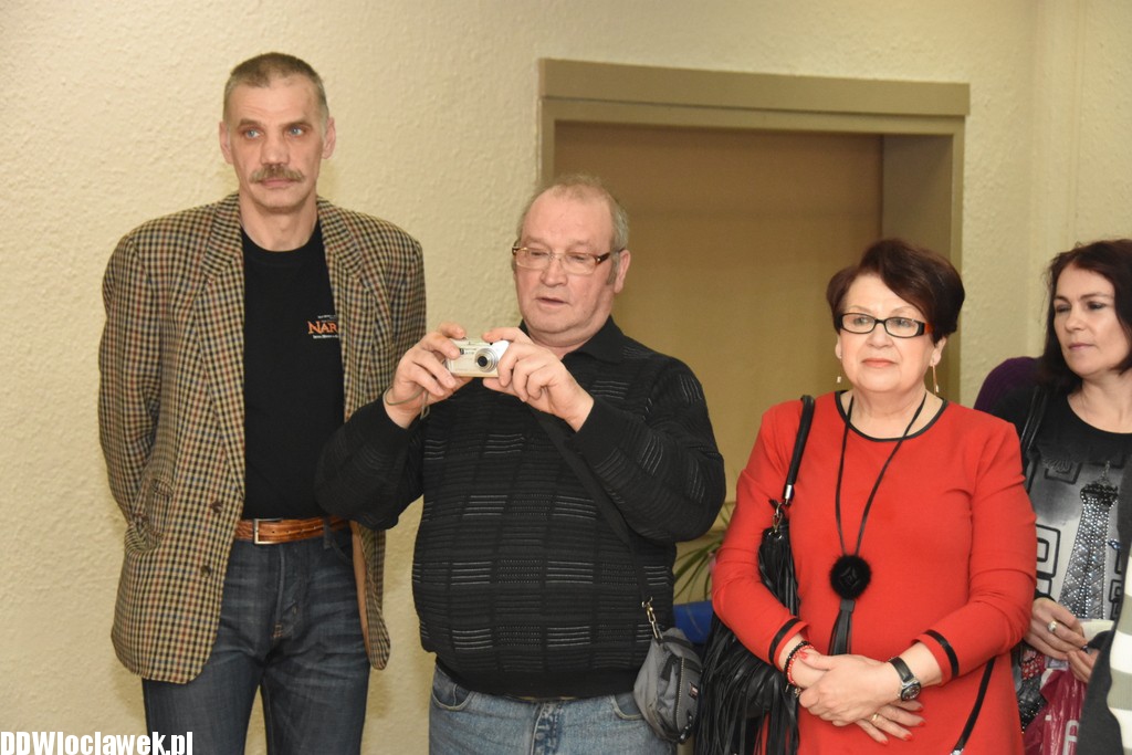 Wernisaż wystawy w bibliotece