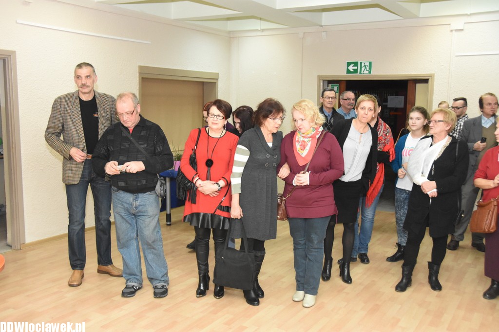 Wernisaż wystawy w bibliotece