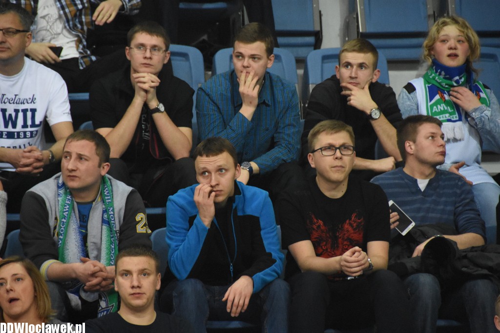 Kibice na meczu Anwil - Dąbrowa
