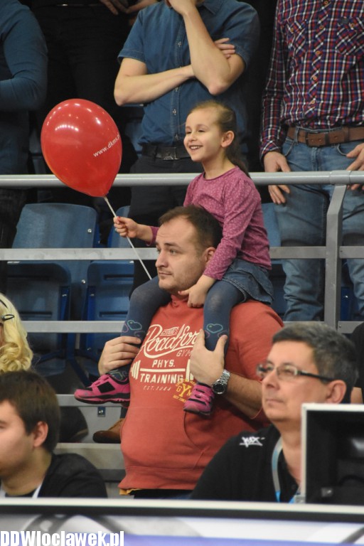 Kibice na meczu Anwil - Dąbrowa