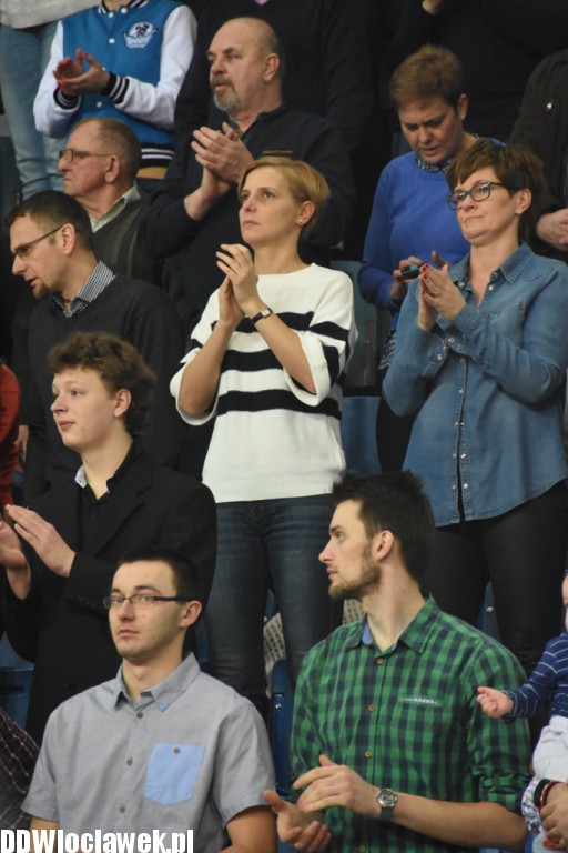 Kibice na meczu Anwil - Dąbrowa