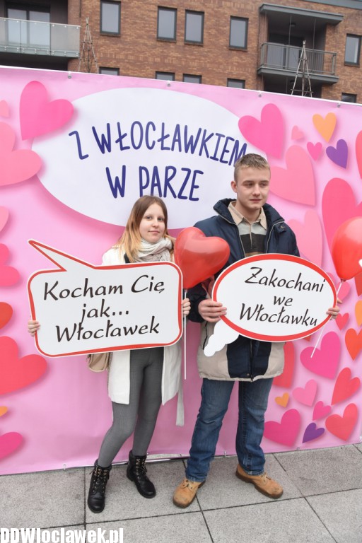 Kocham Cię i Włocławek na Placu Grodzkim