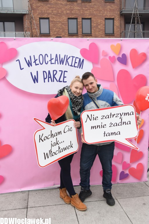 Kocham Cię i Włocławek na Placu Grodzkim
