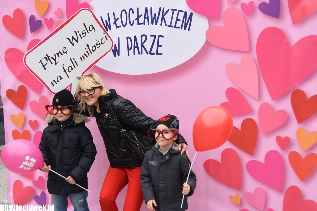 Kocham Cię i Włocławek na Placu Grodzkim