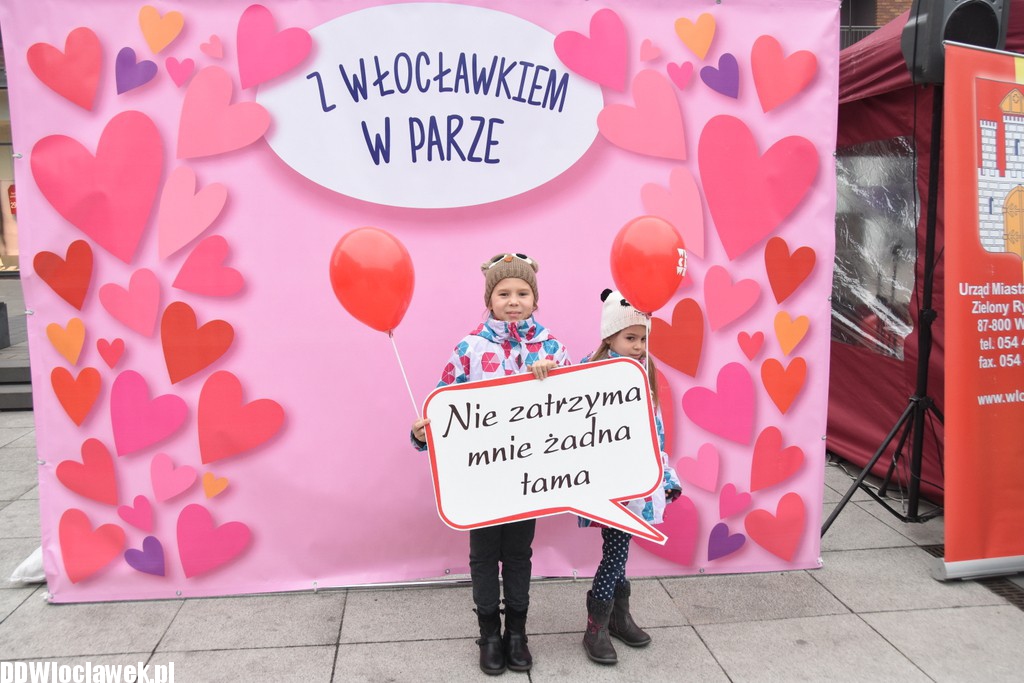 Kocham Cię i Włocławek na Placu Grodzkim