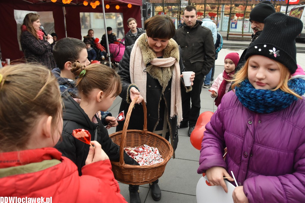 Kocham Cię i Włocławek na Placu Grodzkim