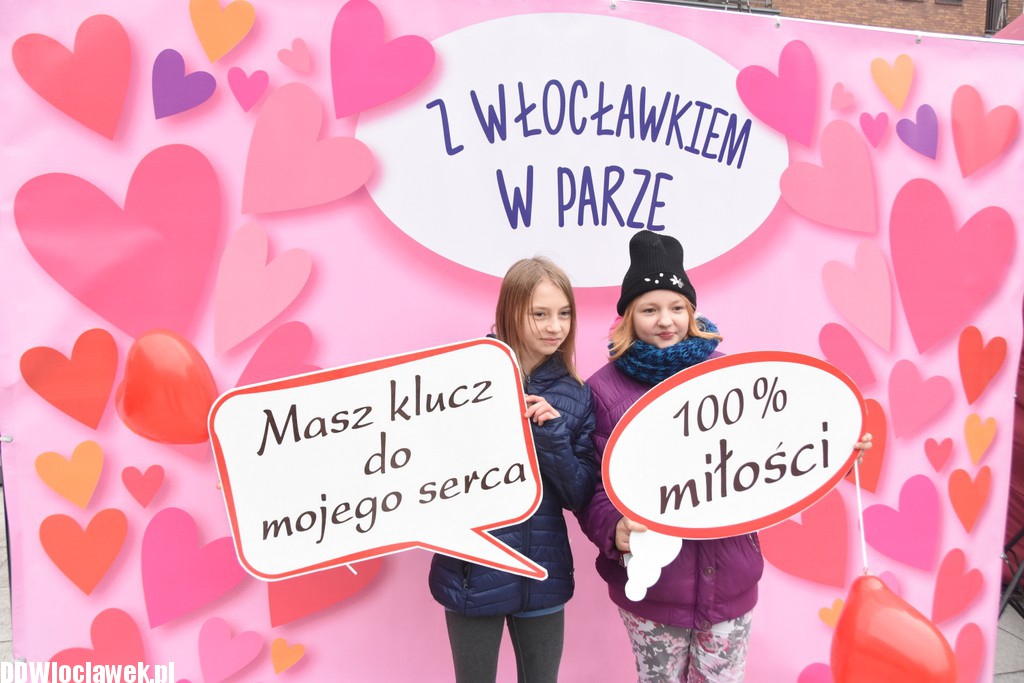 Kocham Cię i Włocławek na Placu Grodzkim