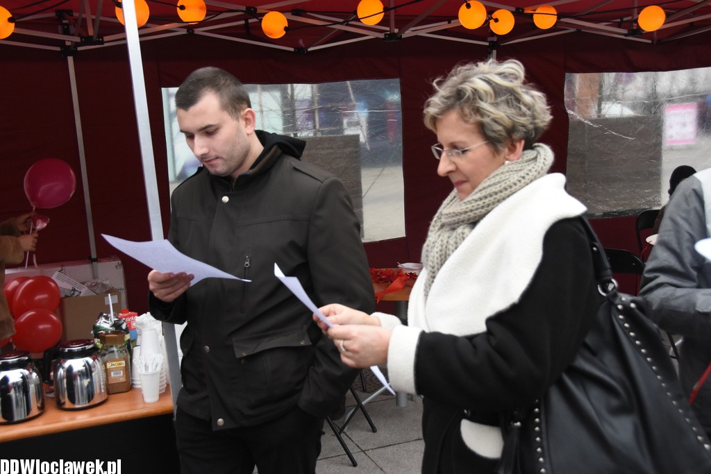 Kocham Cię i Włocławek na Placu Grodzkim