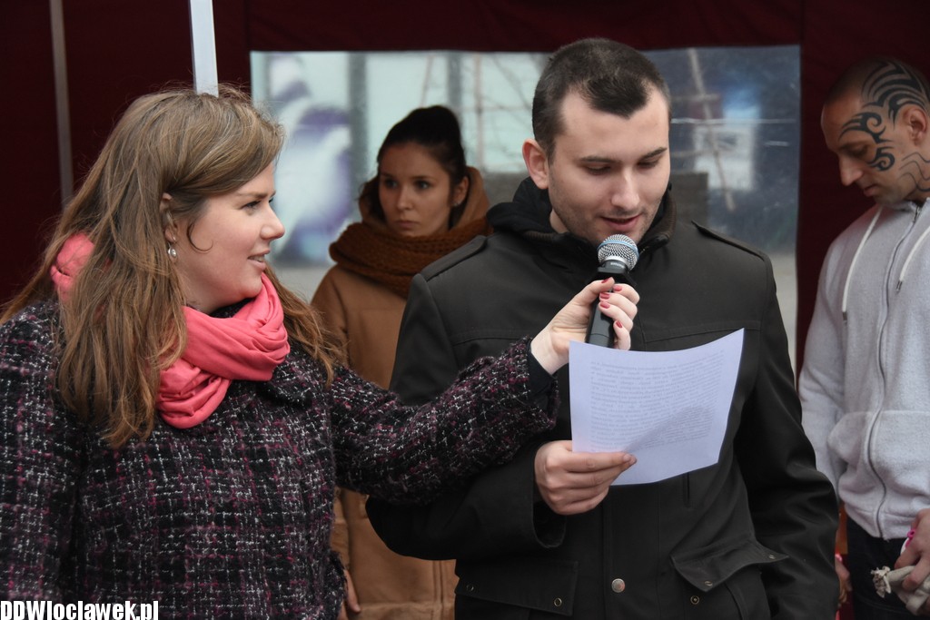 Kocham Cię i Włocławek na Placu Grodzkim