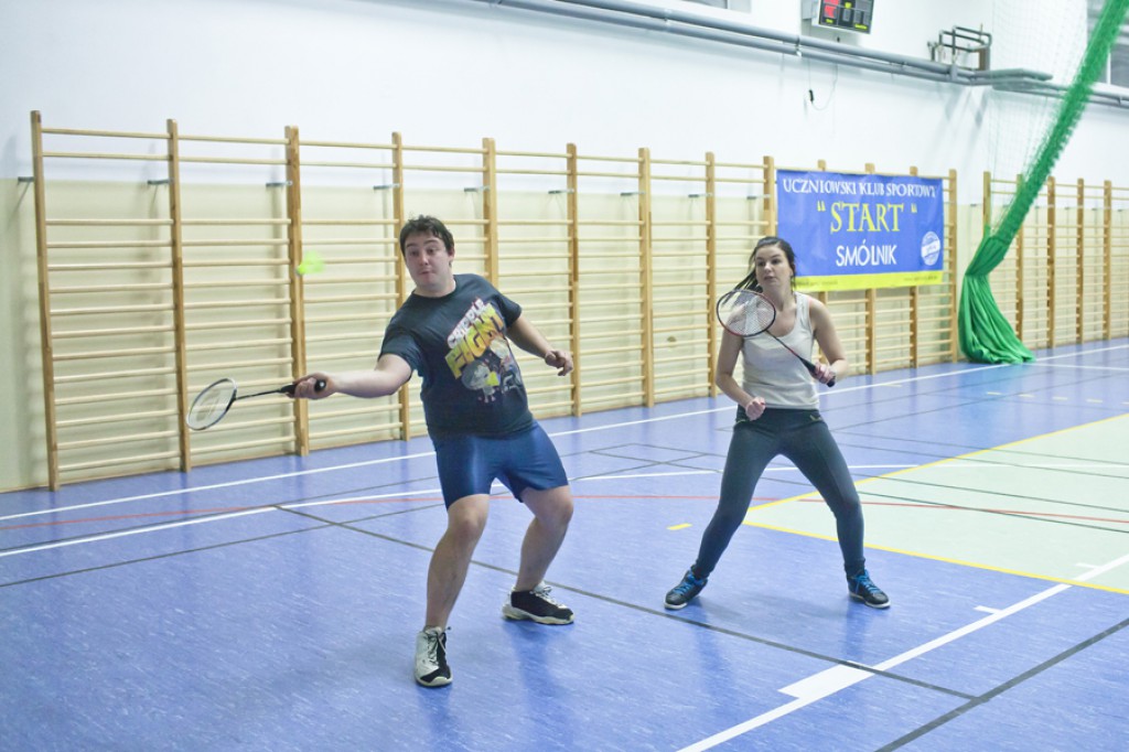 Walentynkowy turniej badmintona