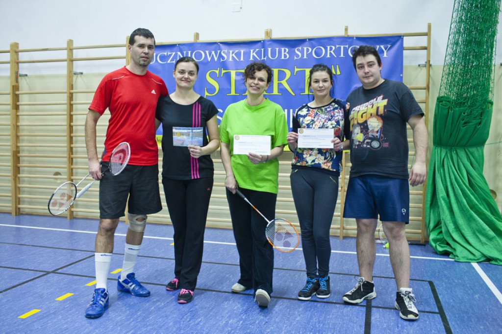 Walentynkowy turniej badmintona
