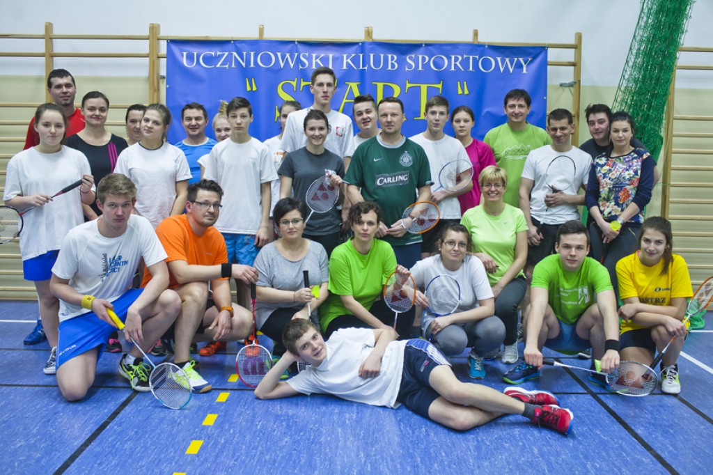 Walentynkowy turniej badmintona