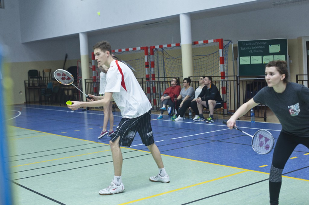Walentynkowy turniej badmintona